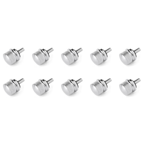 10X Chrome Billet Aluminum  Bolt Screw Cap for  Davidson