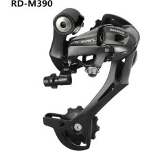 Deragliatore posteriore - 27 velocità - Attraente deragliatore posteriore MTB RD-M390 - Deragliatore posteriore a 9 velocità per mountain bike