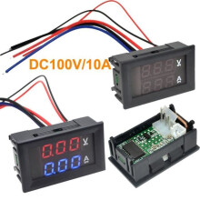 100V DC 10A LED digitale voltmeter/ampèremeter