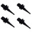 4Pc Front Rear Left Right Black Outside Car Air Temperature Sensor for  1 6 7 Series E46 E90 E91 E39 E60 E63 E38 1