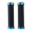 Manopole per manubrio bicicletta Lock-On blu - Confezione da 2 1