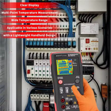 ZOYI R01 Integrerad Termisk Multimeter: 240x240 IR-Upplösning, Hög Precision, för HVAC- och Golvvärmediagnostik