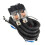2X H4 Negative Switched LED Headlight Lamp Bulb Relay Wiring Harness Plug Kit 5