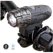 OUTAD Ultra Tehokas LED-Ajovalo - USB Ladattava - Maastopyörille - Musta