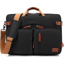 Mochila CoolBELL para portátil de 15,6 pulgadas - Nylon Oxford - Unisex - Negro