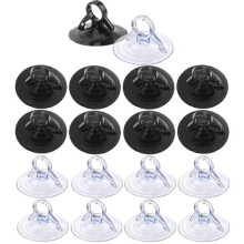 Ventosa da 45 mm, 60 ventose trasparenti, ventosa per auto senza gancio, presa forte, piccola ventosa trasparente per