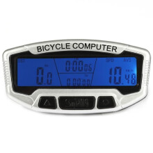 Computador de bicicleta multifuncional Sunding SD-558A, à prova d'água, com velocímetro e odômetro LCD retroiluminado.