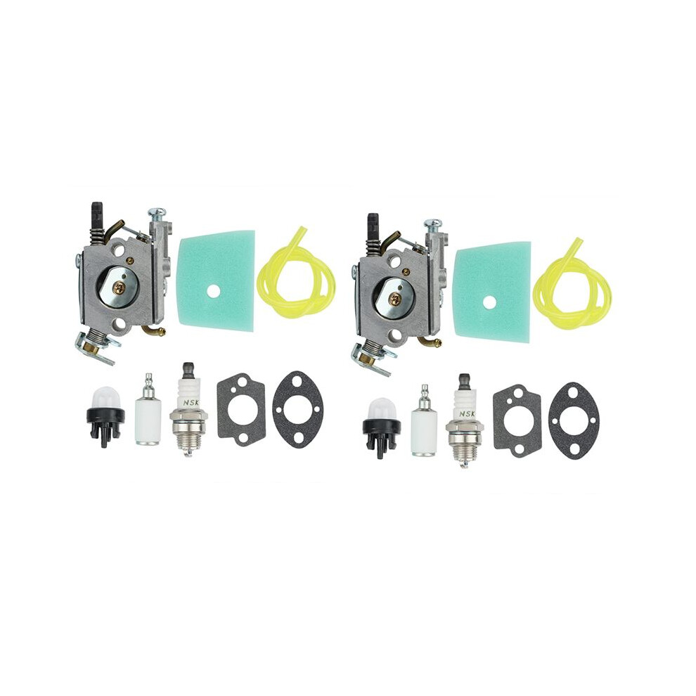 2X Carburetor Air Fiiter For 123 223 322 323 325 326 327 Zama C1q-El24 Trimmers Carb 503283401 Silver 4713493819351