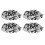 200Pcs Door Panel Clips with Seal Ring for  E34 E36 E38 E39 E46 X5 M3 M5 Z3 1