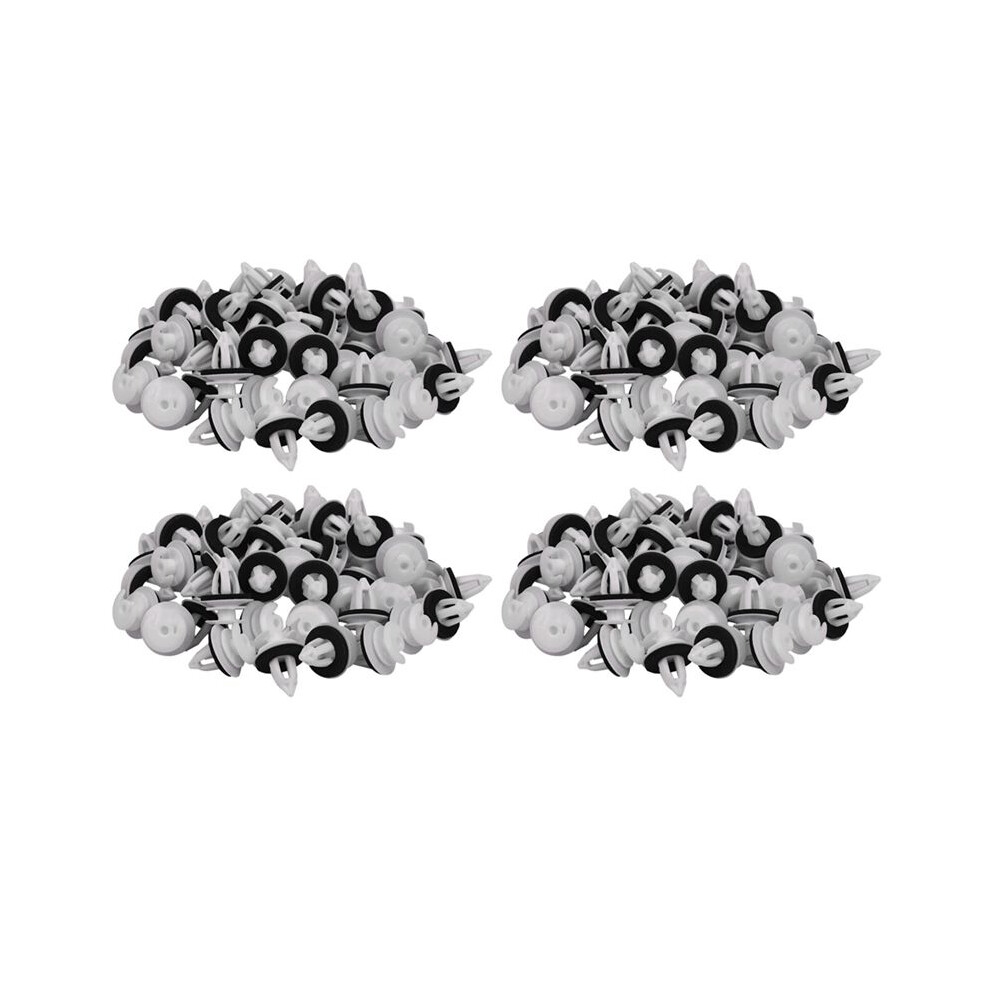 200Pcs Door Panel Clips With Seal Ring For E34 E36 E38 E39 E46 X5 M3 M5 Z3 White 4711979996404