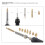 TS100 TS101 Brass Soldering Iron Tips M2-M8 Set 5
