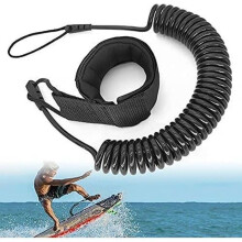 3 metrin SUP-lautahihna, TPU-spiraalimainen teleskooppinen nilkkahihna, SUP-lauta ja kajakkihihna