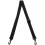 Tracolla per borsa a tracolla - Nylon - Regolabile - 130 cm - 2,5 cm - Colore nero 1