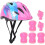 Equipo de Protección - CHE - 7 piezas - Casco - Rodillera - Codera - Color rosa 1