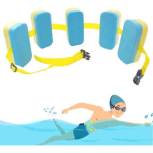 Cinturón flotante de espuma ajustable para niños y adultos, fácil de usar, ayuda para nadar.