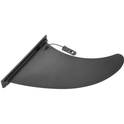 Πτερύγιο Surf - HURRISE - 9 ίντσες - Πλαστικό - Μαύρο - Αξεσουάρ για όρθια κουπί