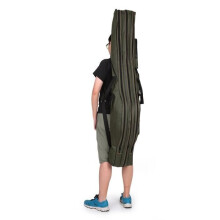 Draagbare, opvouwbare hengeltas - Groen - Drie lagen 130 cm
