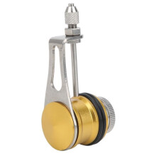 Jielwyshop Strumento per annodare la lenza da pesca, avvolgitore per lenza, connettore per annodare gli accessori (dorato)