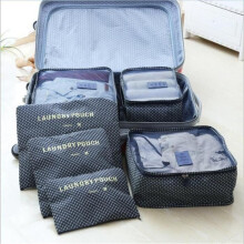 Set van 6 opbergtassen voor bagage en koffers