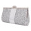 Τσάντα τύπου clutch bag με ασημένιες πούλιες για βράδυ, γάμο, τελετή, κοκτέιλ, γυναίκες 1