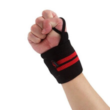 [2 pezzi] Polsiera sportiva, cintura protettiva per ginnastica, sollevamento pesi, aerobica, sport, bodybuilding (