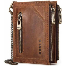 Portemonnee - Young Rich - Rundleer - RFID-antidiefstal - Multifunctioneel - Khaki