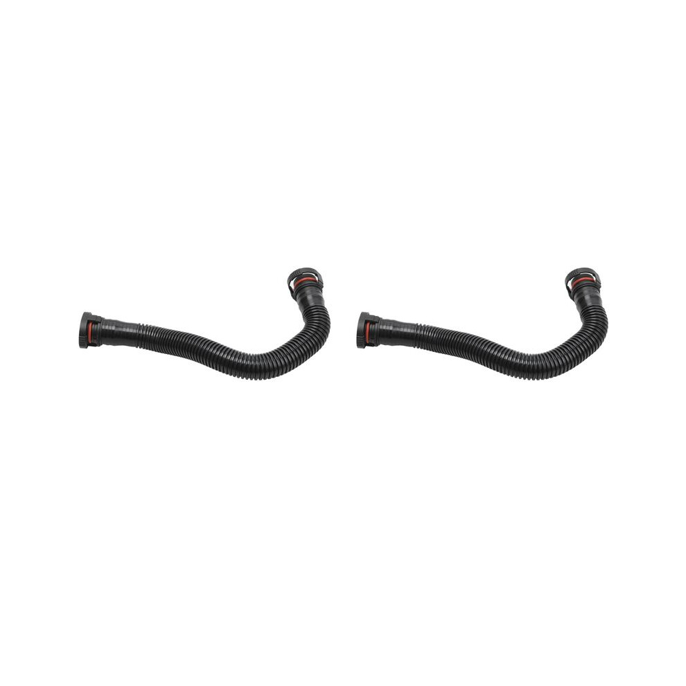 2X New Engine Crankcase Breather Pipes Hose 94810724702 For - Cayenne 4.8 V8 2008-2010 Black 6032309158995