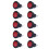 10X Rocker  Bipolar  OFF Red 3 Pins 220V 1