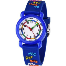 Orologio per bambini KZKR - Learning Time - Silicone blu - Quarzo analogico
