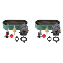 2X 693480 Carburatore Compatibile Con Briggs E Stratton 693479 499306 Con Filtro Aria 394019S 394358S Filtro Carburante