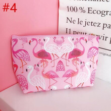 Model 4 - Toilettas voor dames, make-uptas met flamingoprint, opbergtas