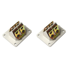 2X Zawór Trzcinowy Wlotowy Assy Air System Części Zamienne do DT125 RS125 DT 125 Motocykl UrząDzenie Wlotowe Powietrza Dwusuwowy 125CC