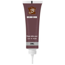 Gel riparatore per pelle, accessorio per la riparazione di sedili di casa e auto, 20 ml, marrone, 10 x 2 cm