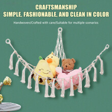 Boho Macrame Doll Hammock - Nursery Organizer