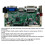 V53 LCD Driver Solution LVDS Signal Output Support USB , DVI ,-Compatible, VGA ,AV,Universal LCD Controller Board 4