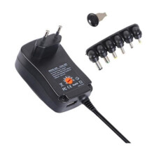 Τροφοδοτικό γενικής χρήσης 30W AC - DC 3V - 4.5V - 6V - 7.5V - 9V - 12V Ρυθμιζόμενο