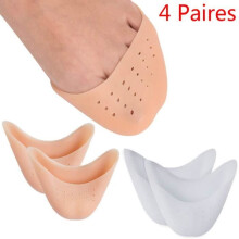 Protetores de dedos em gel de silicone - Proteção contra calos e bolhas - 4 pares