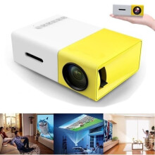 Μίνι Προβολέας - YG300 - Full HD 1080p - LED - Κίτρινο - Συμπαγής και Φορητός