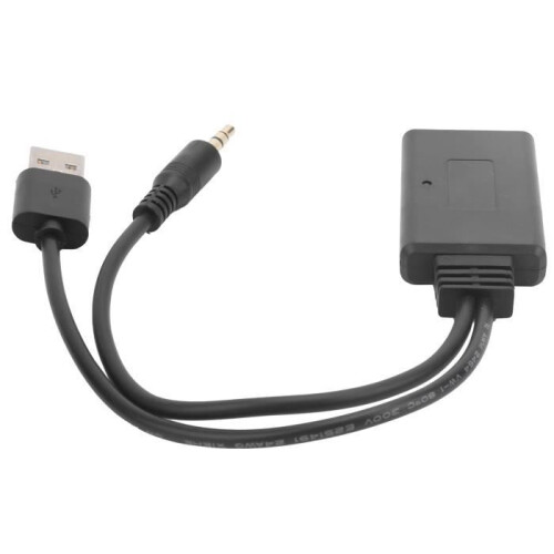 Bluetooth-ontvanger - TBEST - Auto - Bluetooth 5.0 - AUX en USB - Compact en lichtgewicht