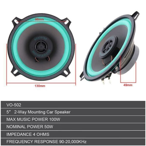 Light-CAR SPEAKER - CAR SPEAKER Full Range Coaxial Car Speaker