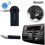 Receptor de audio Bluetooth, conector de 3,5 mm, micrófono incorporado, color negro 1