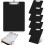 Confezione da 5 portadocumenti A4 - Portadocumenti A4 - Clip informativa in compensato - Blocco note per appunti e moduli 1