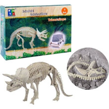 Kit de excavación de fósiles de dinosaurio - Triceratops