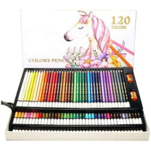 Scatola da 120 matite colorate, le migliori per bambini, adulti e artisti. Ideali per tutti i tipi di colorazione.