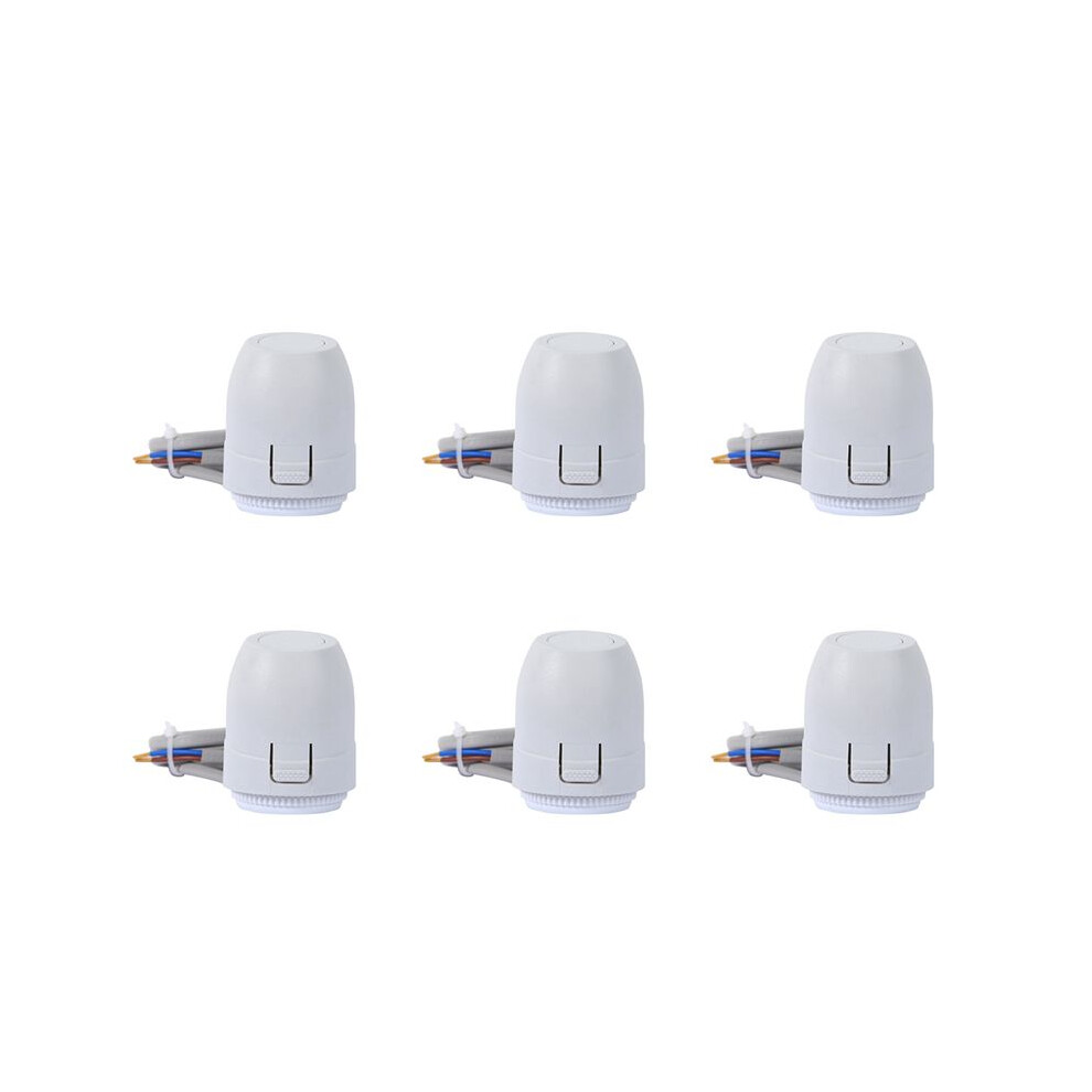 6X Floor Heating Valve Nc Ac 230V Electric Thermal Actuator Manifold For Underfloor Heating Thermostat 4711151188078