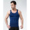 Slim Lift Flat Belly Top με θήκη για μανίκια, μπλε M 1