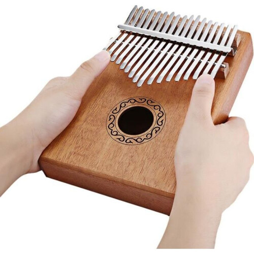 17-toetsen kalimba, draagbare houten duimpiano