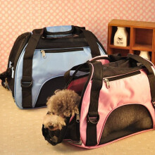 Pink Oxford Dog/Cat Carrier Bag, Size M, 47 x 30 x 24 cm