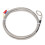 Sensor de termocupla tipo K, acero inoxidable, 1 m, 14 mm ID 1
