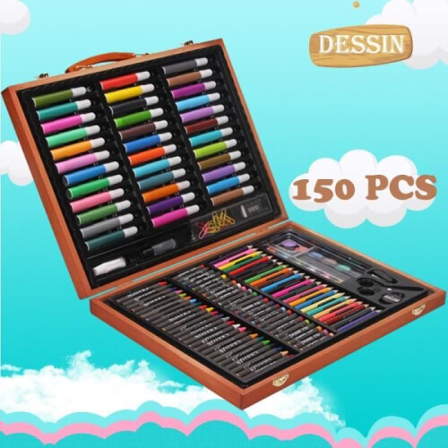 Estuche de dibujo/pintura de 150 piezas